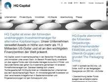 Tablet Screenshot of hqcapital.com